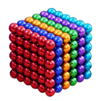 芳玦baボア磁気力球ママグーネと鉄を吸う丸の正方形磁力ビズ5 mm 1000本の魔力磁気球成人ストレス子供に诞生日プリセット5 mm 6色216粒+8本+布袋をプレゼントします。