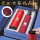 【藍色のギフトボックス】スマート保温コップ+全自動収縮傘-赤