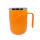 プラスチックケース-オレンジ色のリボン柄